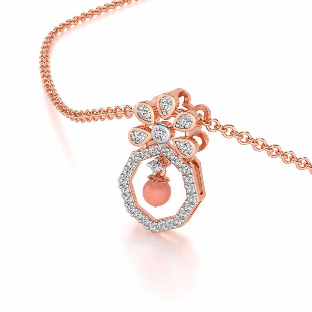 Benevolent Silver Pendant - Rose Gold - Image 2