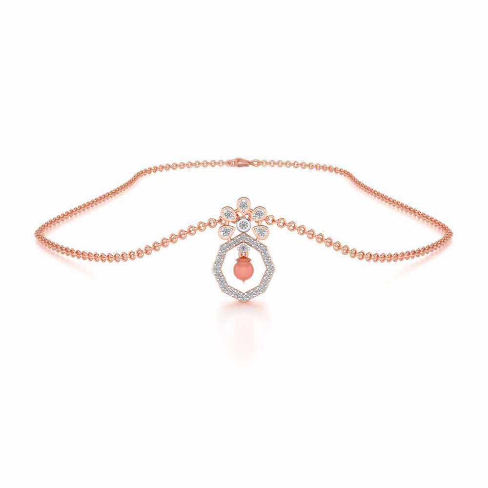 Benevolent Silver Pendant - Rose Gold - Image 3