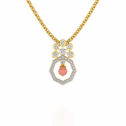 Benevolent Silver Pendant - Yellow Gold - Image 1
