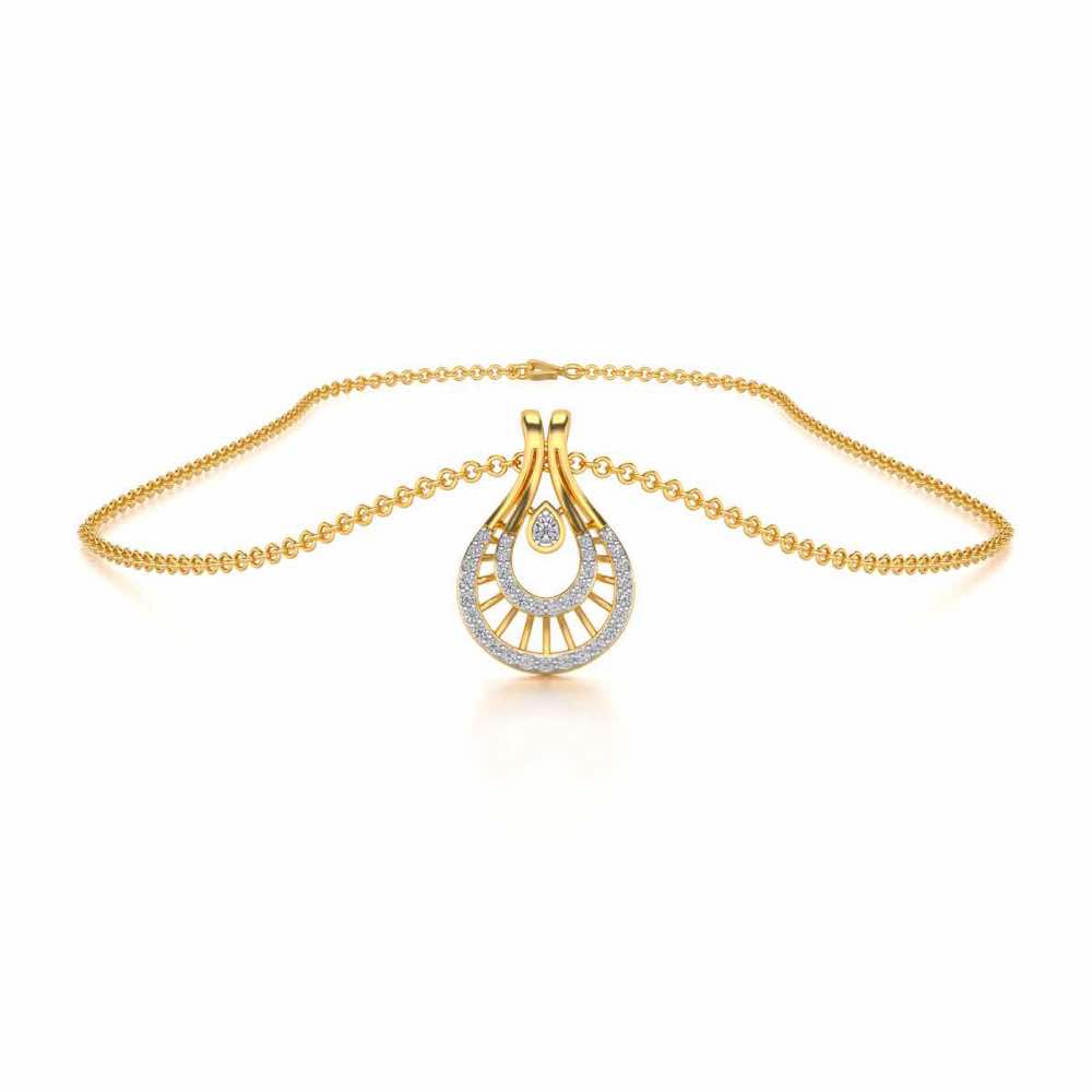 Benevolent Glory Silver Pendant - Yellow Gold - Image 3