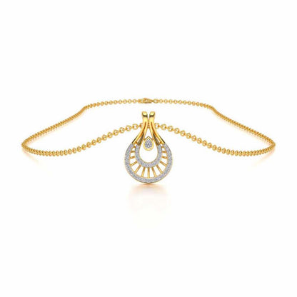 Benevolent Glory Silver Pendant - Yellow Gold - Image 3