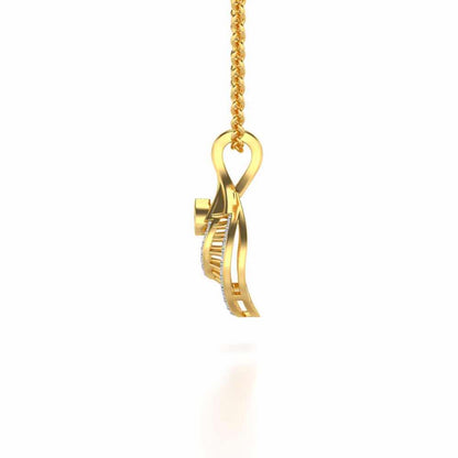 Benevolent Glory Silver Pendant - Yellow Gold - Image 4