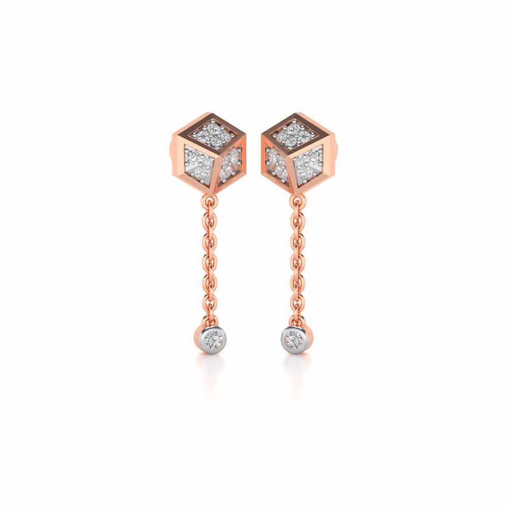 Best Ones Drop Earrings - Rose Gold - Image 2