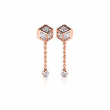 Best Ones Drop Earrings - Rose Gold - Image 2