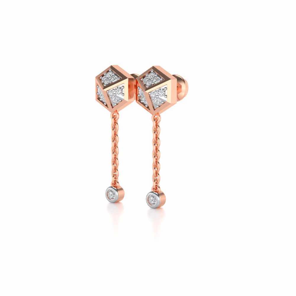 Best Ones Drop Earrings - Rose Gold - Image 3