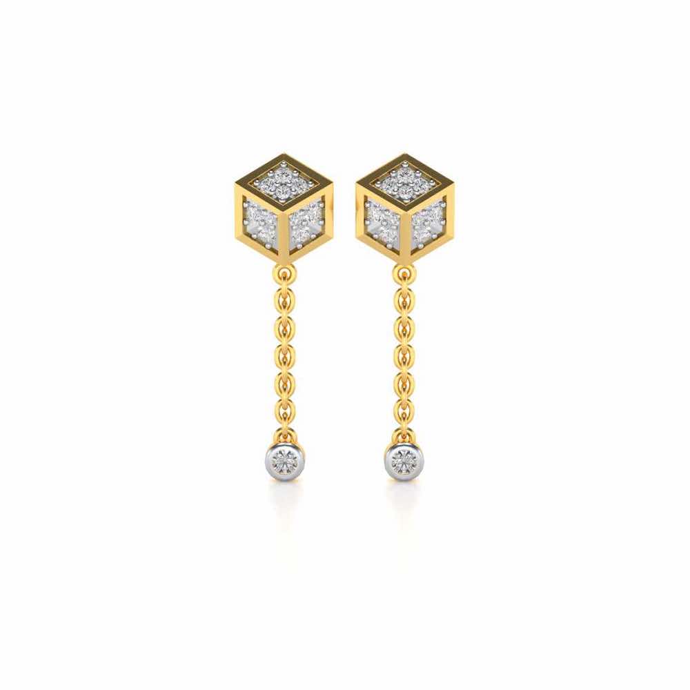 Best Ones Drop Earrings - Yellow Gold - Image 1