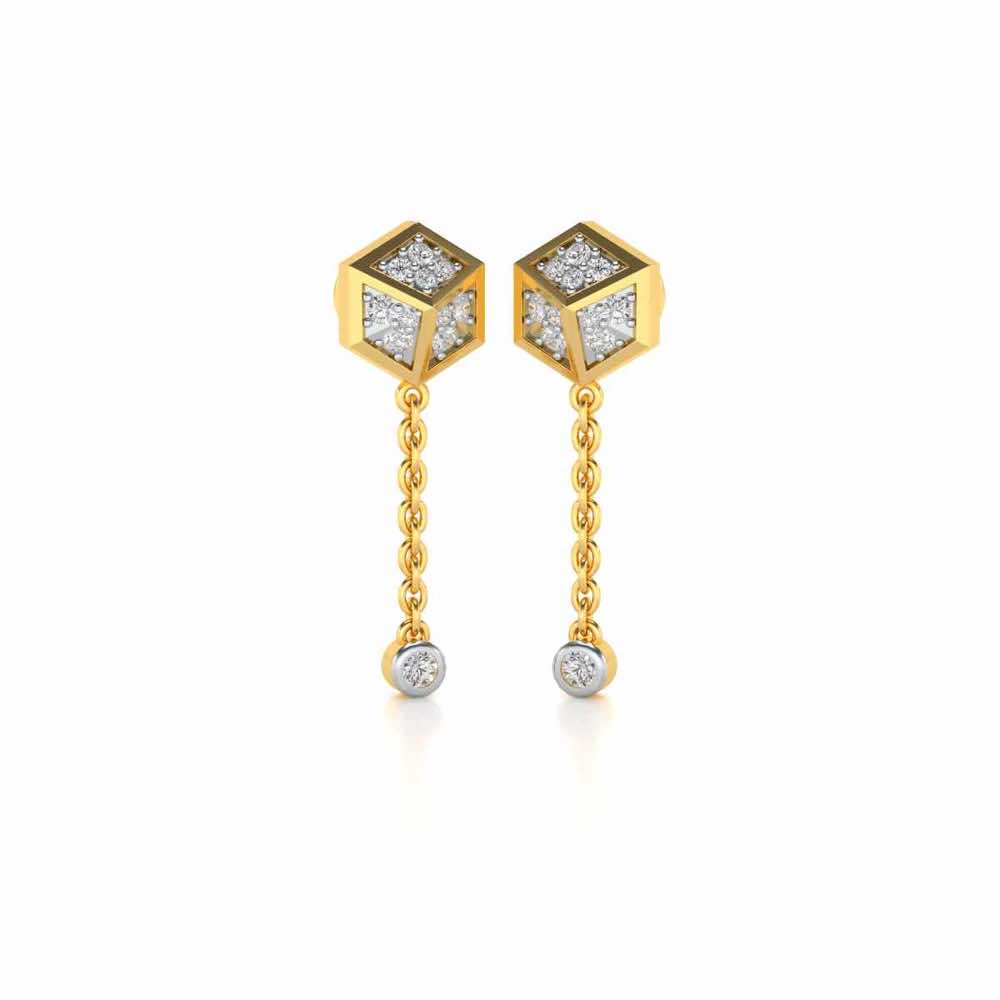 Best Ones Drop Earrings - Yellow Gold - Image 2
