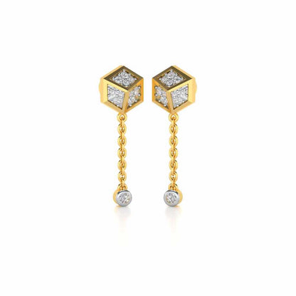 Best Ones Drop Earrings - Yellow Gold - Image 2