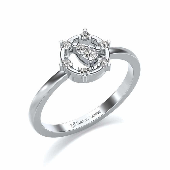 Bhanumati Silver Ring - White Gold - Image 1