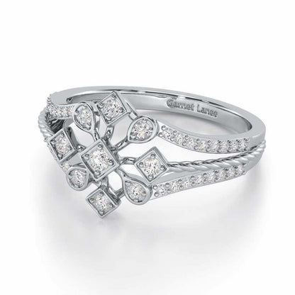 Blessed Shine Silver Ring - White Gold - Image 2