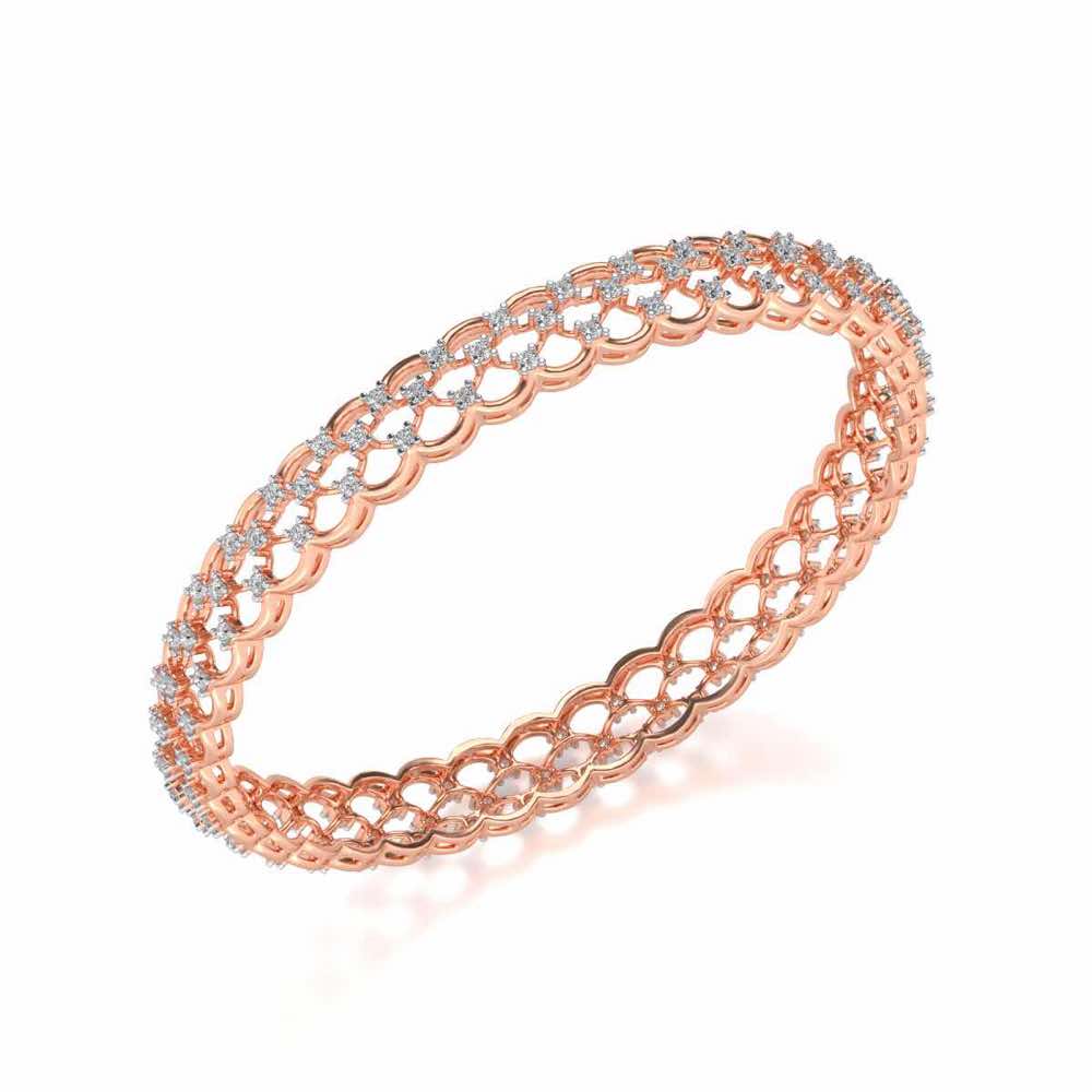 Bling Shout Silver Bangles