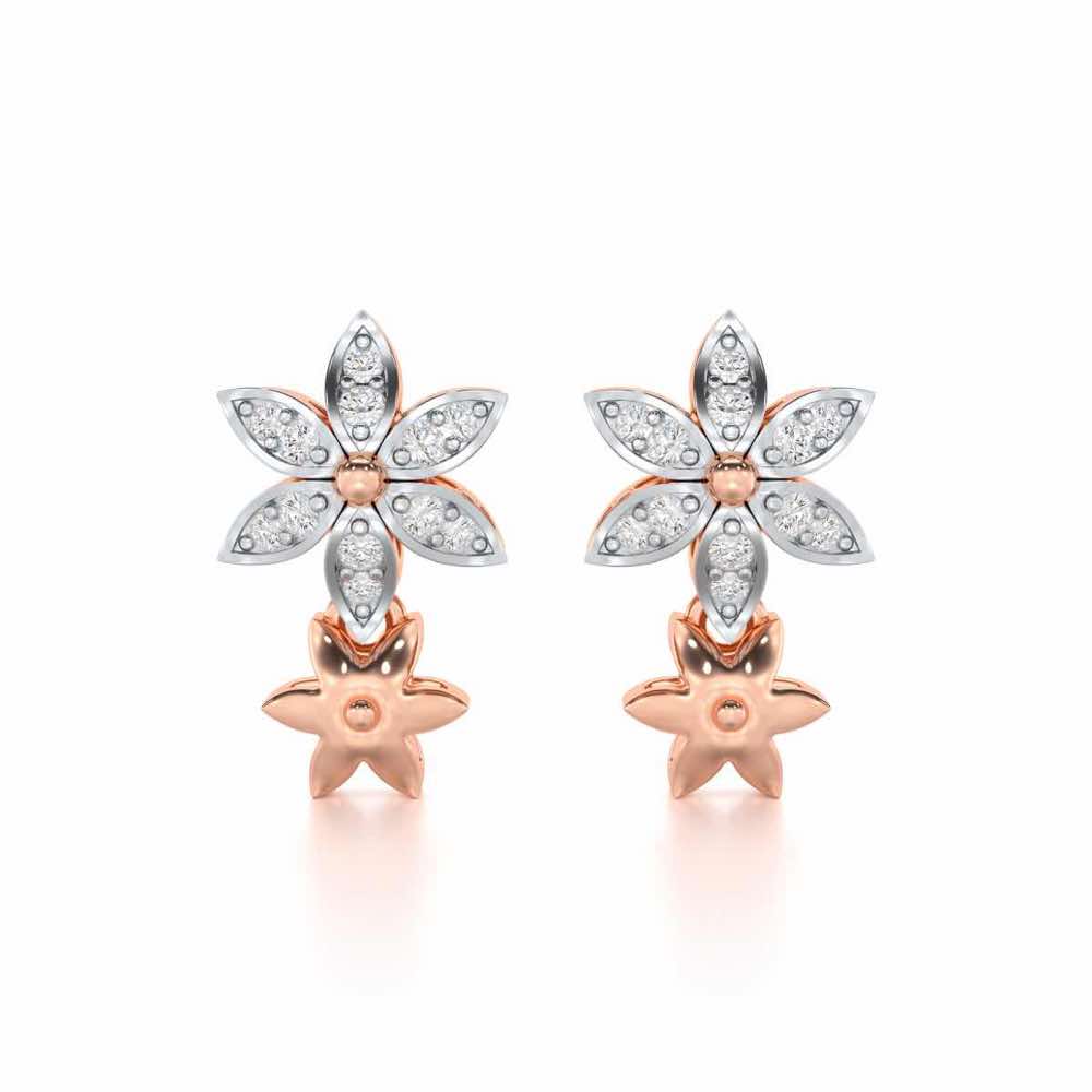 Bloom Dance Silver Earrings