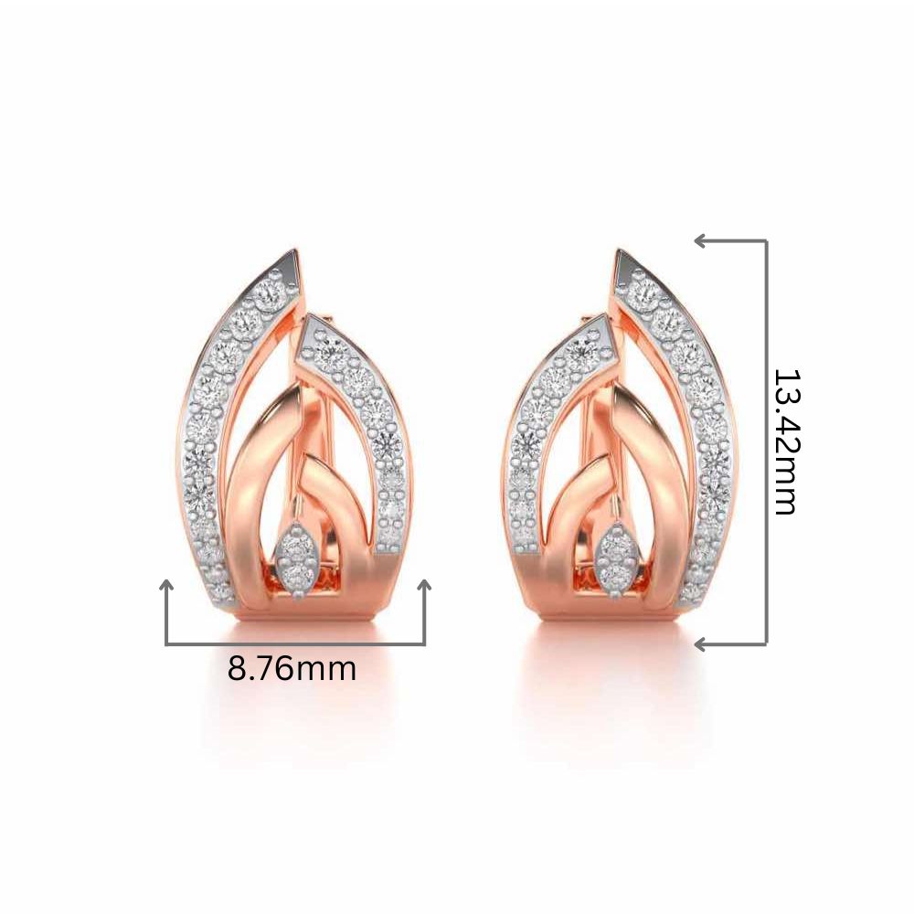 Bloom Flame Silver Bali - Rose Gold - Image 2