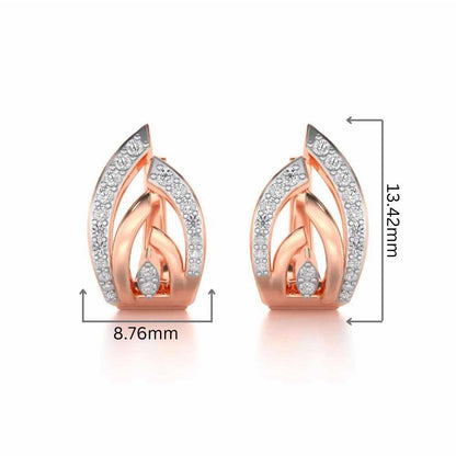 Bloom Flame Silver Bali - Rose Gold - Image 2