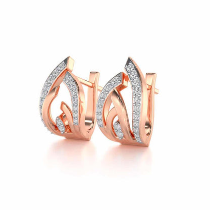 Bloom Flame Silver Bali - Rose Gold - Image 3