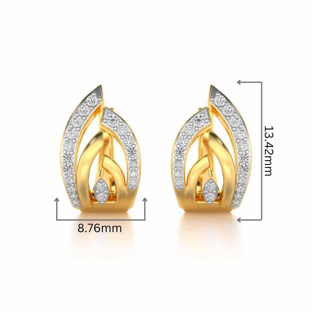 Bloom Flame Silver Bali - Yellow Gold - Image 2