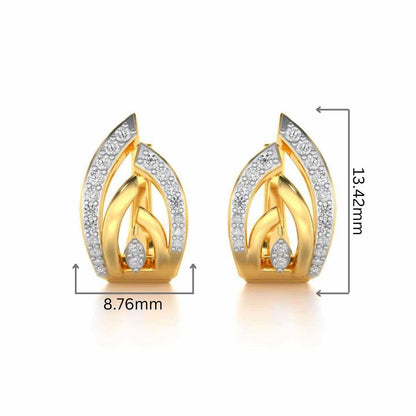 Bloom Flame Silver Bali - Yellow Gold - Image 2