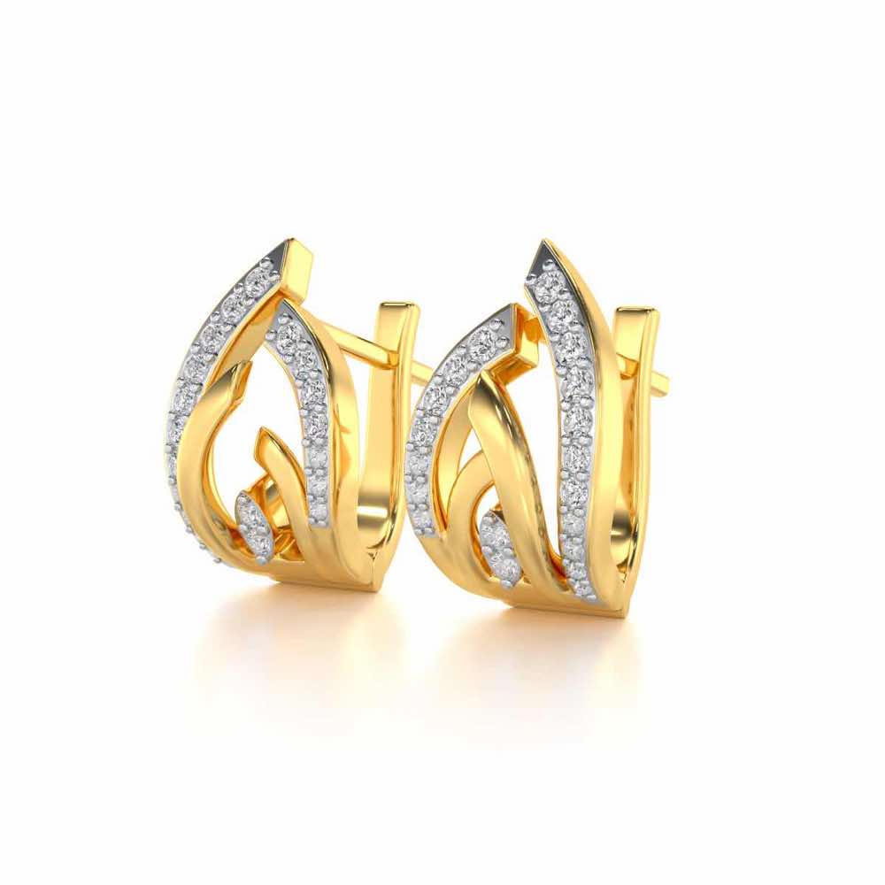 Bloom Flame Silver Bali - Yellow Gold - Image 3