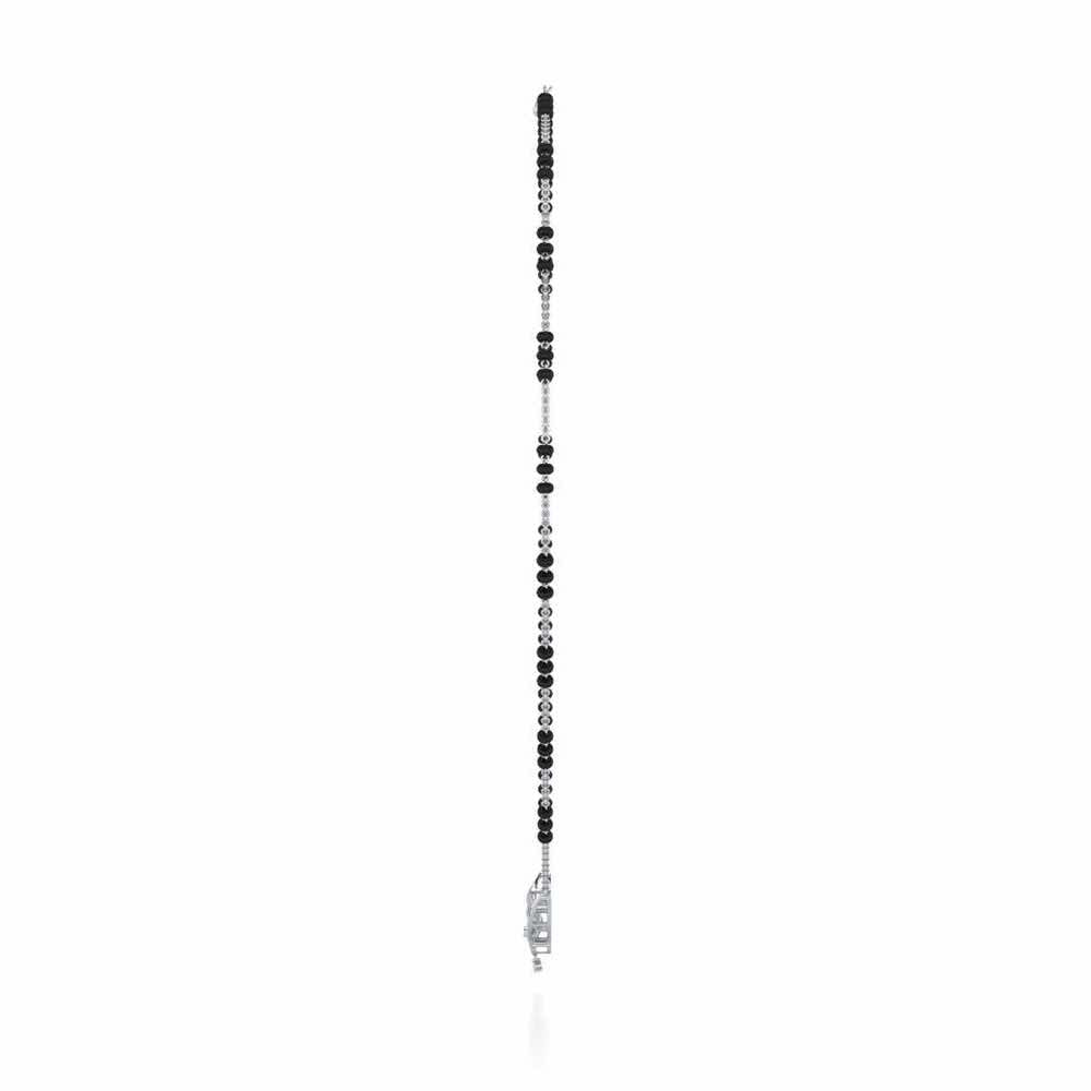 Bloom Virtue Silver Mangalsutra - White Gold - Image 4