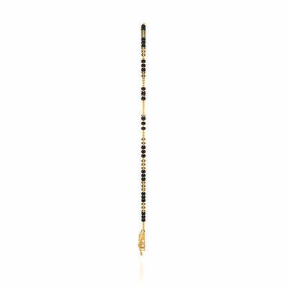 Bloom Virtue Silver Mangalsutra - Yellow Gold - Image 4