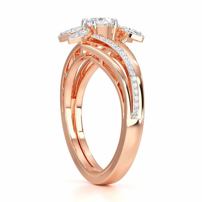 Bloom of Splendor Solitaire Ring - Rose Gold - Image 3