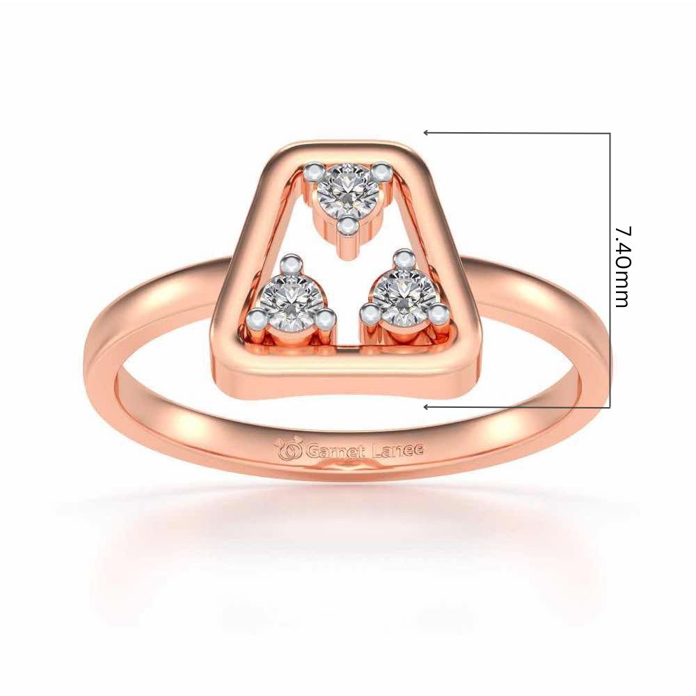 Blooming dale diamond Ring - Rose Gold - Image 2