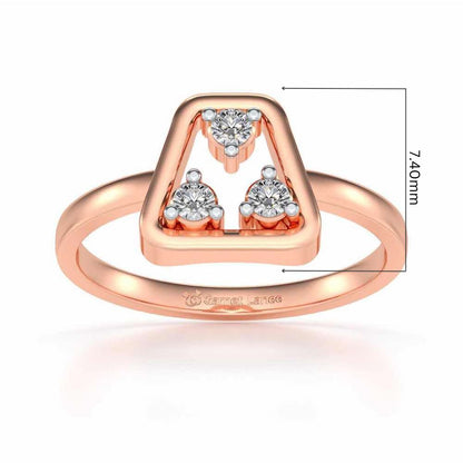 Blooming dale diamond Ring - Rose Gold - Image 2