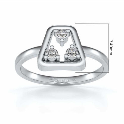 Blooming dale diamond Ring - White Gold - Image 2