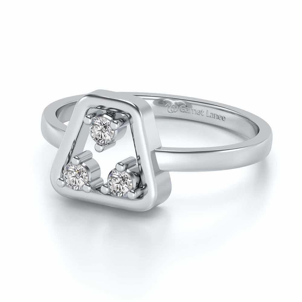 Blooming dale diamond Ring - White Gold - Image 3