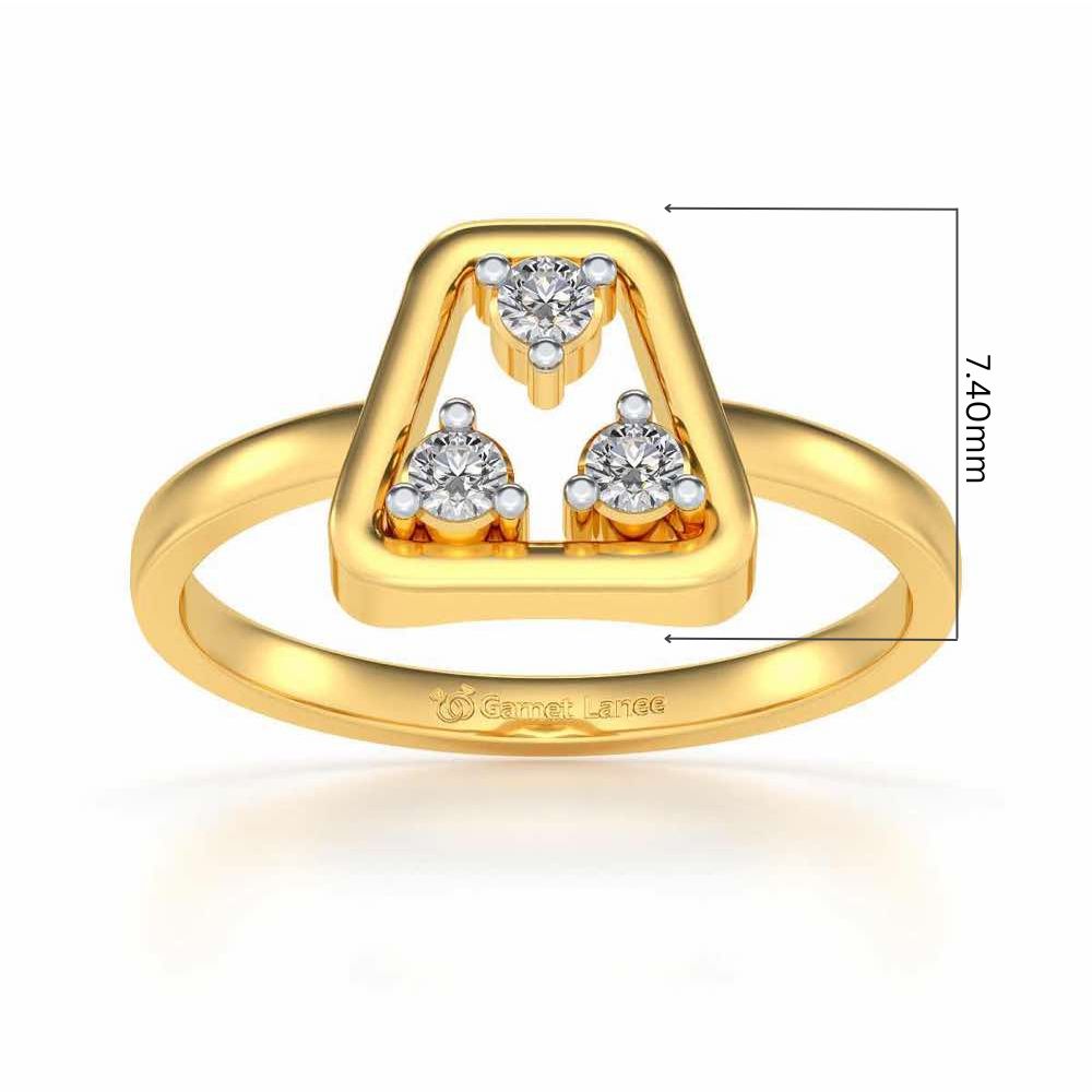 Blooming dale diamond Ring - Yellow Gold - Image 2