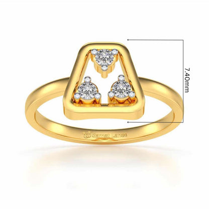 Blooming dale diamond Ring - Yellow Gold - Image 2