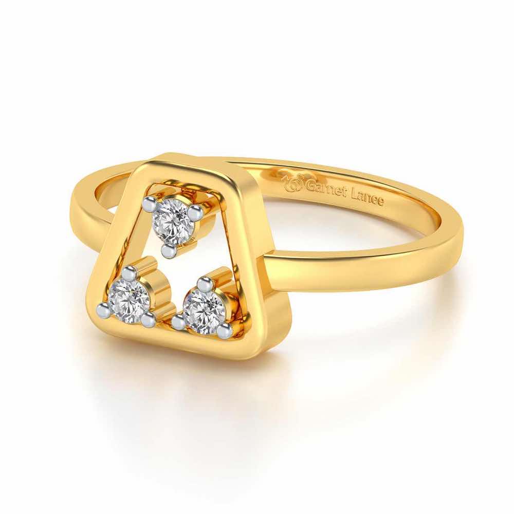 Blooming dale diamond Ring - Yellow Gold - Image 3