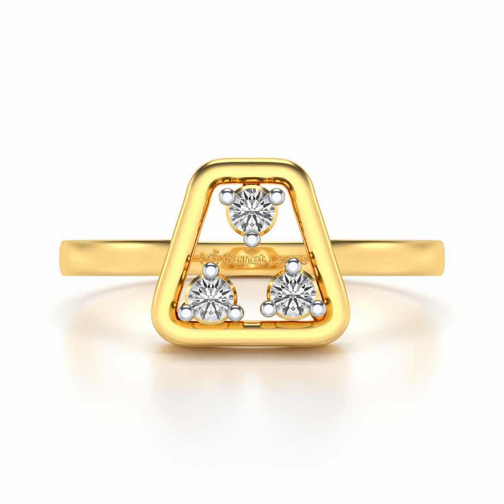 Blooming dale diamond Ring - Yellow Gold - Image 5