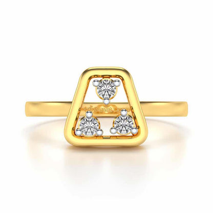 Blooming dale diamond Ring - Yellow Gold - Image 5