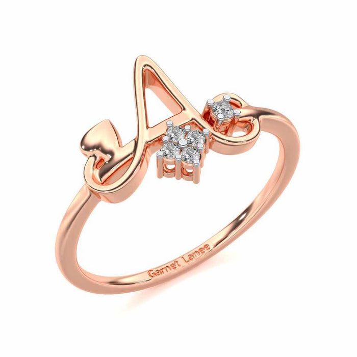 Blossom A Silver Ring - Rose Gold - Image 1