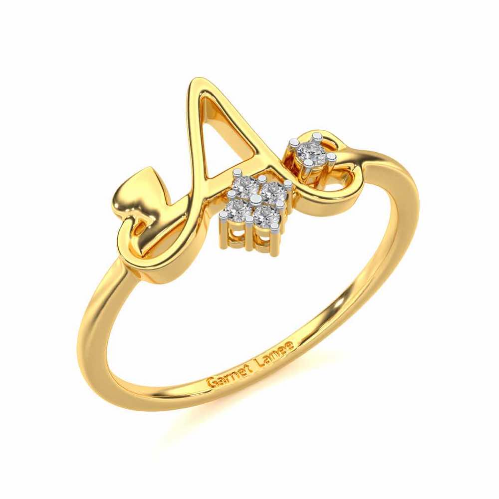 Blossom A Silver Ring - Yellow Gold - Image 1