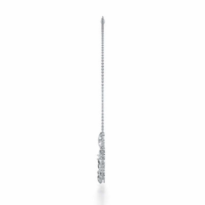 Bow Culture Silver Necklace - White Gold - Image 4