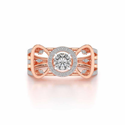 Brihasi Solitaire Ring - Rose Gold - Image 4