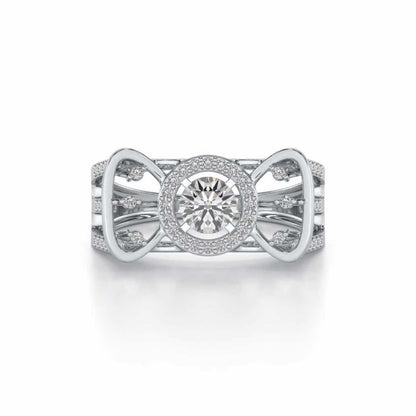 Brihasi Solitaire Ring - White Gold - Image 4
