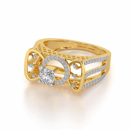 Brihasi Solitaire Ring - Yellow Gold - Image 2