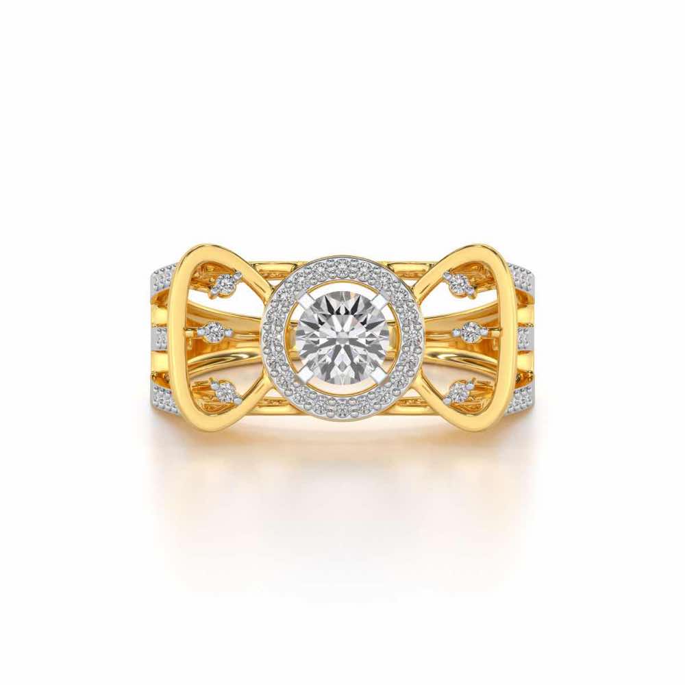 Brihasi Solitaire Ring - Yellow Gold - Image 4