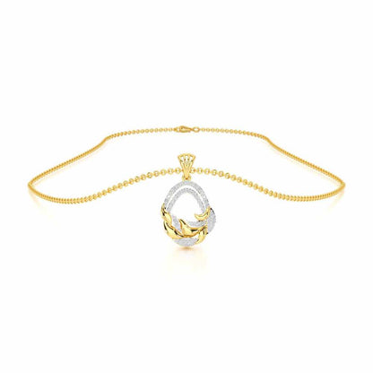 Brilliant Aurora Silver Pendant - Yellow Gold - Image 3