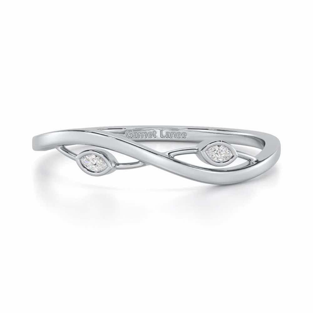Brilliant Blaze Silver Ring - White Gold - Image 4