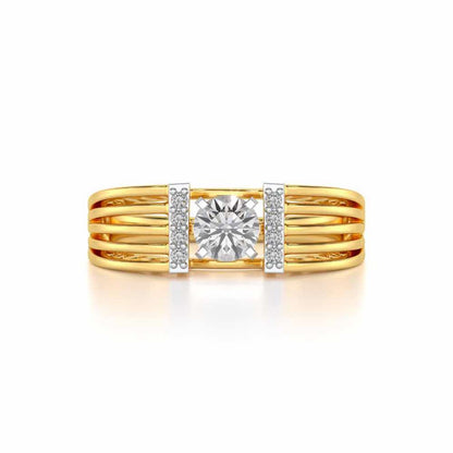 Bringha Solitaire Ring - Yellow Gold - Image 4
