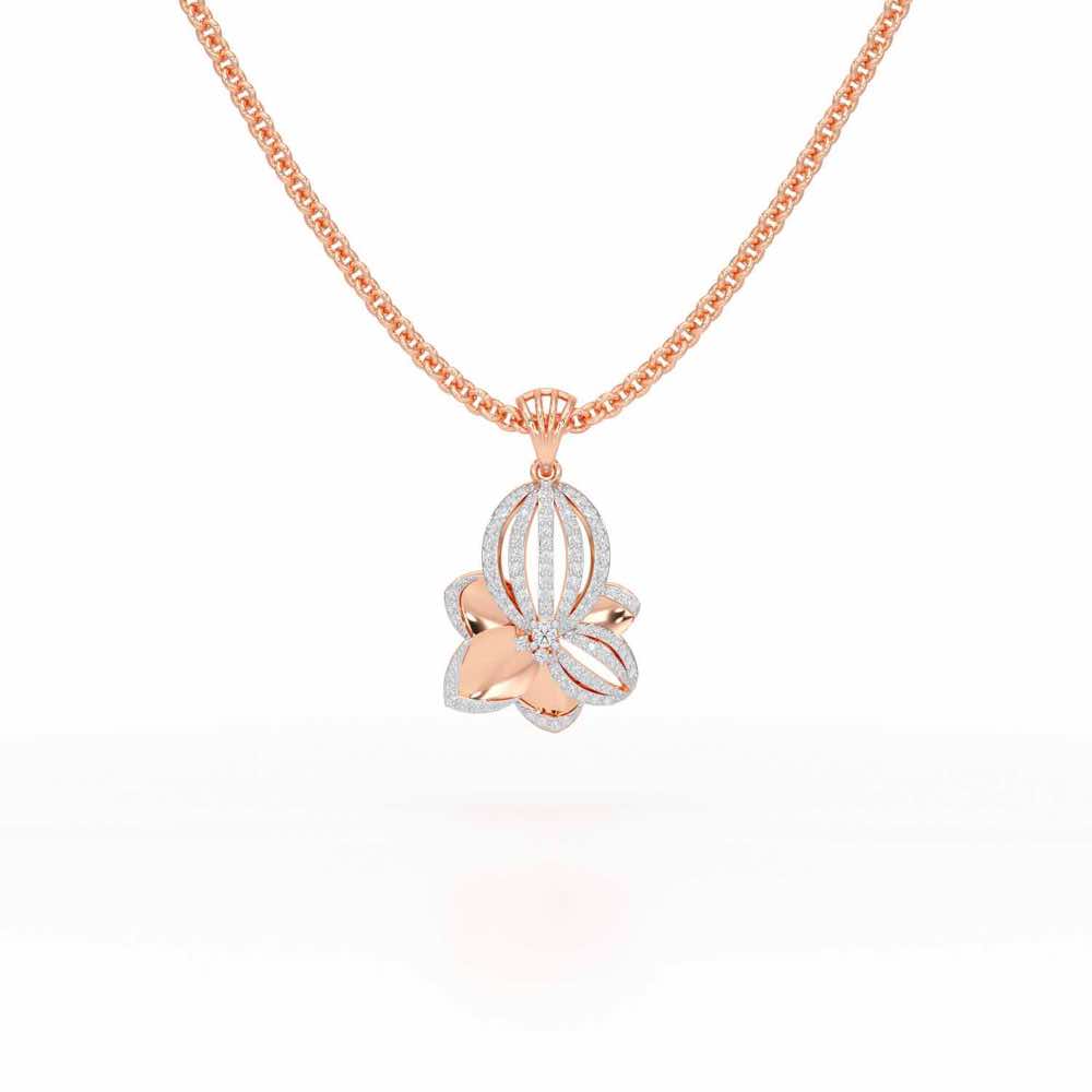 Bubble Bloom Silver Pendant
