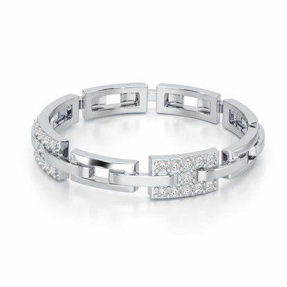 Buckle Silver Ring - White Gold - Image 2