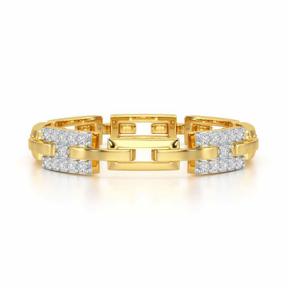 Buckle Silver Ring - Yellow Gold - Image 4