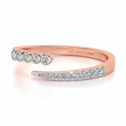 Bucolic Silver Ring - Rose Gold - Image 2