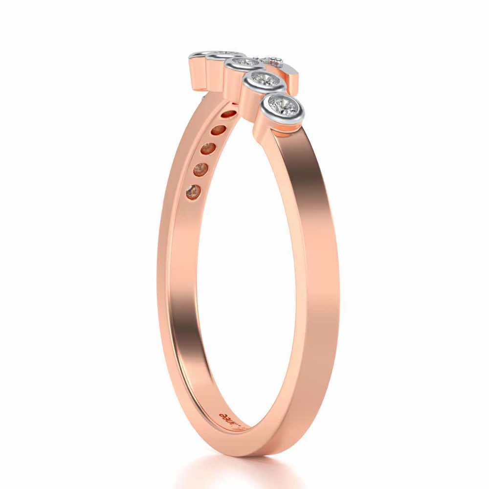 Bucolic Silver Ring - Rose Gold - Image 3
