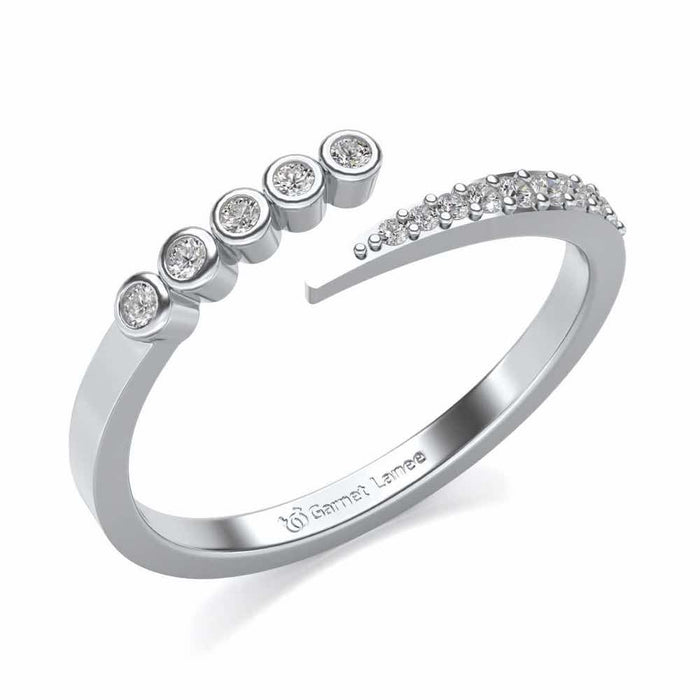 Bucolic Silver Ring - White Gold - Image 1